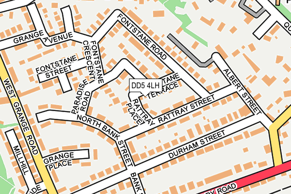 DD5 4LH map - OS OpenMap – Local (Ordnance Survey) DD5 4LH map - OS OpenMap – Local (Ordnance Survey)