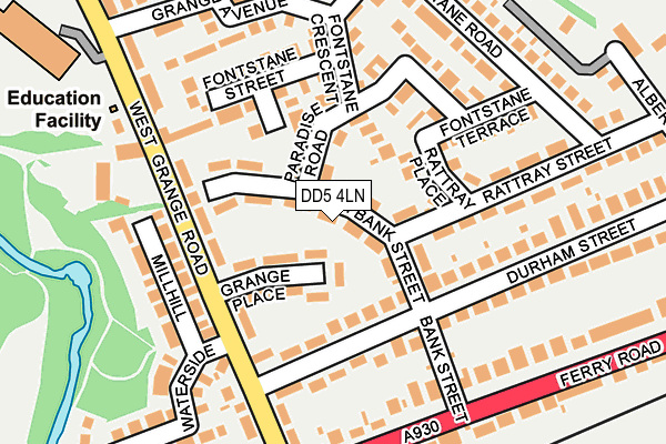 DD5 4LN map - OS OpenMap – Local (Ordnance Survey) DD5 4LN map - OS OpenMap – Local (Ordnance Survey)