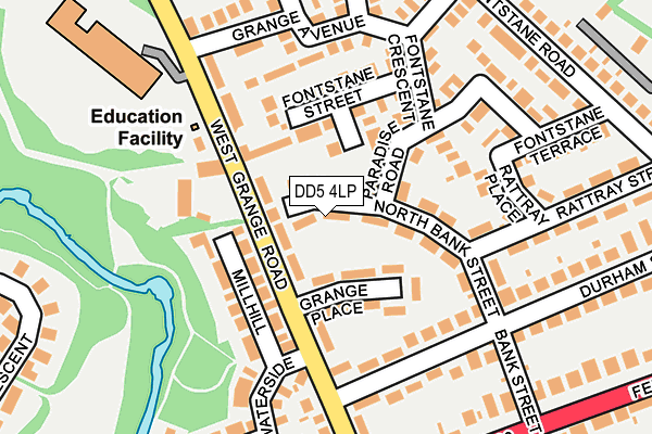 DD5 4LP map - OS OpenMap – Local (Ordnance Survey) DD5 4LP map - OS OpenMap – Local (Ordnance Survey)