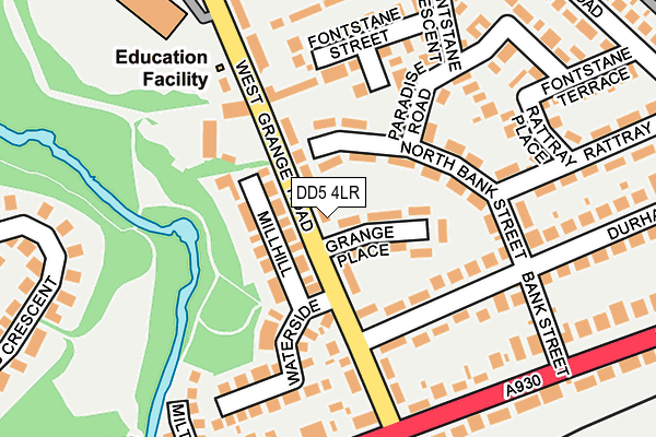 DD5 4LR map - OS OpenMap – Local (Ordnance Survey) DD5 4LR map - OS OpenMap – Local (Ordnance Survey)