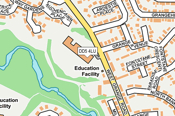 DD5 4LU map - OS OpenMap – Local (Ordnance Survey) DD5 4LU map - OS OpenMap – Local (Ordnance Survey)