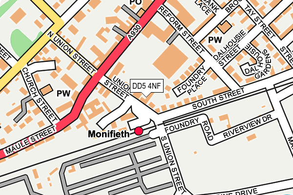DD5 4NF map - OS OpenMap – Local (Ordnance Survey) DD5 4NF map - OS OpenMap – Local (Ordnance Survey)