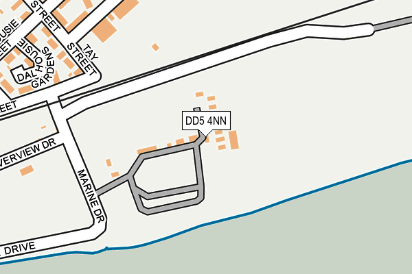 DD5 4NN map - OS OpenMap – Local (Ordnance Survey)