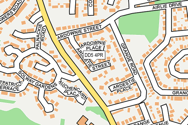DD5 4PR map - OS OpenMap – Local (Ordnance Survey) DD5 4PR map - OS OpenMap – Local (Ordnance Survey)