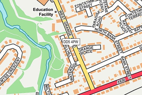 DD5 4PW map - OS OpenMap – Local (Ordnance Survey) DD5 4PW map - OS OpenMap – Local (Ordnance Survey)