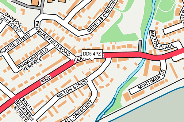 DD5 4PZ map - OS OpenMap – Local (Ordnance Survey) DD5 4PZ map - OS OpenMap – Local (Ordnance Survey)