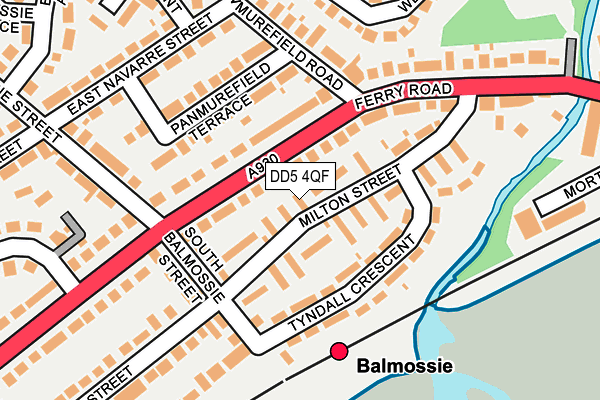 DD5 4QF map - OS OpenMap – Local (Ordnance Survey) DD5 4QF map - OS OpenMap – Local (Ordnance Survey)