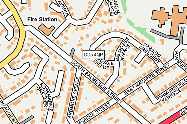 DD5 4QP map - OS OpenMap – Local (Ordnance Survey) DD5 4QP map - OS OpenMap – Local (Ordnance Survey)