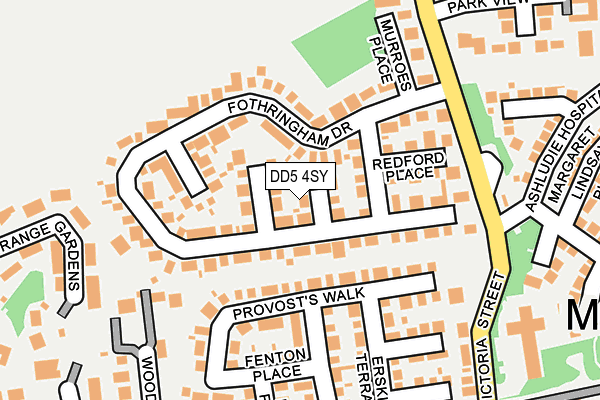 DD5 4SY map - OS OpenMap – Local (Ordnance Survey) DD5 4SY map - OS OpenMap – Local (Ordnance Survey)