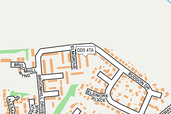 DD5 4TA map - OS OpenMap – Local (Ordnance Survey) DD5 4TA map - OS OpenMap – Local (Ordnance Survey)