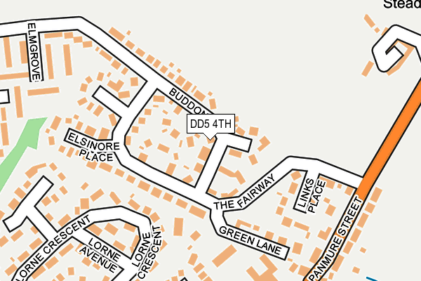 DD5 4TH map - OS OpenMap – Local (Ordnance Survey) DD5 4TH map - OS OpenMap – Local (Ordnance Survey)
