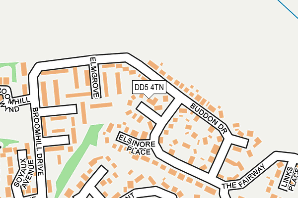 DD5 4TN map - OS OpenMap – Local (Ordnance Survey) DD5 4TN map - OS OpenMap – Local (Ordnance Survey)