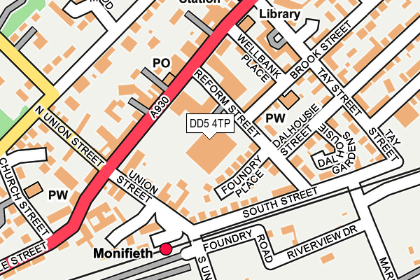 DD5 4TP map - OS OpenMap – Local (Ordnance Survey) DD5 4TP map - OS OpenMap – Local (Ordnance Survey)