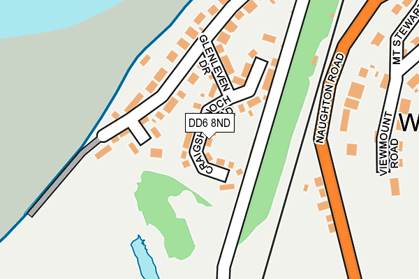 DD6 8ND map - OS OpenMap – Local (Ordnance Survey) DD6 8ND map - OS OpenMap – Local (Ordnance Survey)