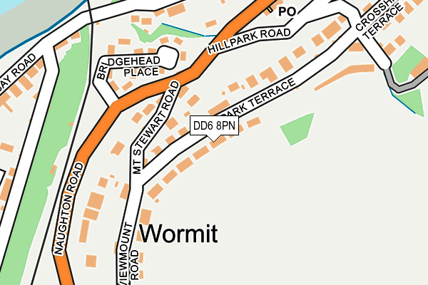 DD6 8PN map - OS OpenMap – Local (Ordnance Survey) DD6 8PN map - OS OpenMap – Local (Ordnance Survey)