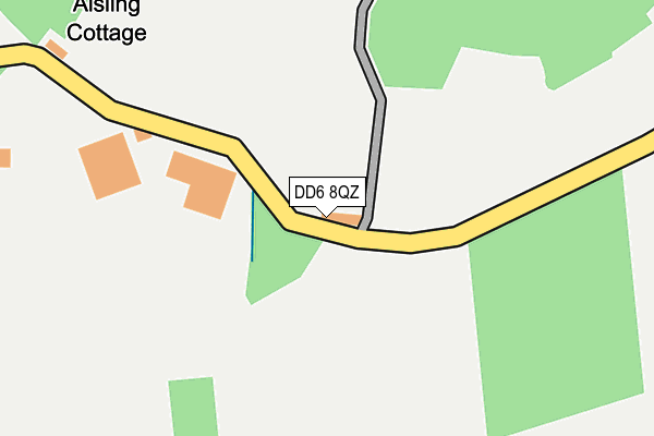 DD6 8QZ map - OS OpenMap – Local (Ordnance Survey) DD6 8QZ map - OS OpenMap – Local (Ordnance Survey)