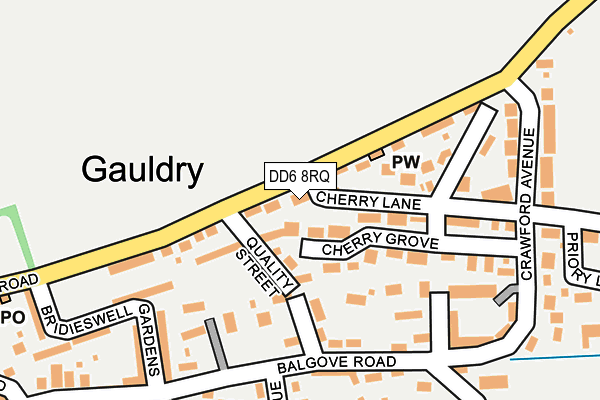 DD6 8RQ map - OS OpenMap – Local (Ordnance Survey) DD6 8RQ map - OS OpenMap – Local (Ordnance Survey)