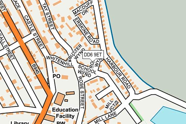 DD6 9ET map - OS OpenMap – Local (Ordnance Survey) DD6 9ET map - OS OpenMap – Local (Ordnance Survey)