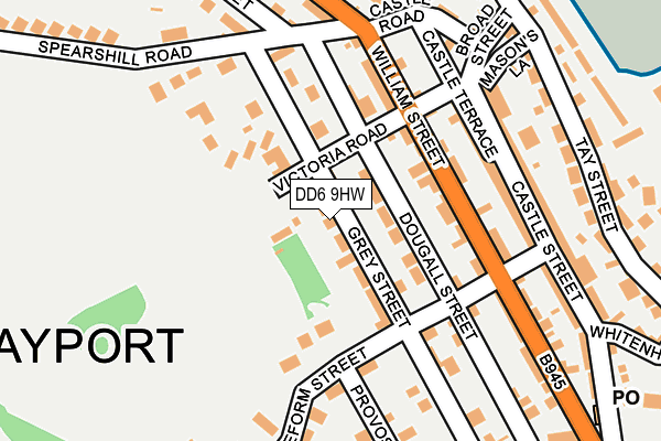 DD6 9HW map - OS OpenMap – Local (Ordnance Survey) DD6 9HW map - OS OpenMap – Local (Ordnance Survey)