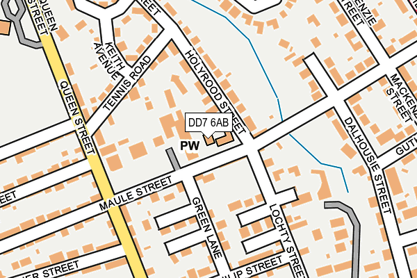 DD7 6AB map - OS OpenMap – Local (Ordnance Survey) DD7 6AB map - OS OpenMap – Local (Ordnance Survey)