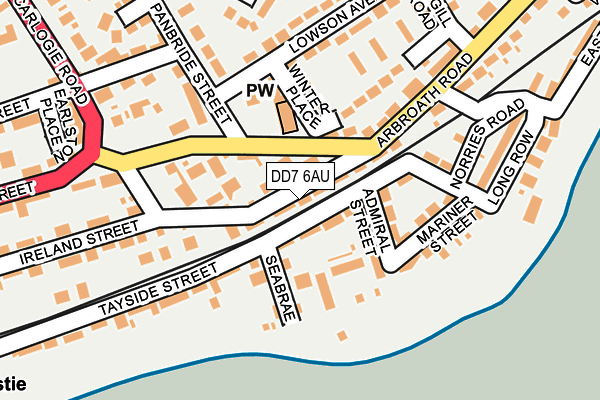 DD7 6AU map - OS OpenMap – Local (Ordnance Survey) DD7 6AU map - OS OpenMap – Local (Ordnance Survey)
