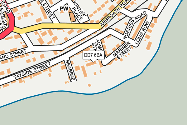 DD7 6BA map - OS OpenMap – Local (Ordnance Survey) DD7 6BA map - OS OpenMap – Local (Ordnance Survey)