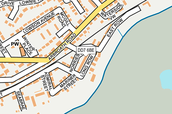 DD7 6BE map - OS OpenMap – Local (Ordnance Survey) DD7 6BE map - OS OpenMap – Local (Ordnance Survey)
