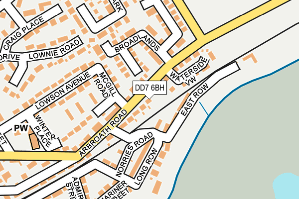 DD7 6BH map - OS OpenMap – Local (Ordnance Survey) DD7 6BH map - OS OpenMap – Local (Ordnance Survey)