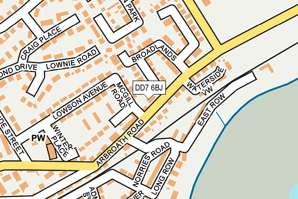 DD7 6BJ map - OS OpenMap – Local (Ordnance Survey) DD7 6BJ map - OS OpenMap – Local (Ordnance Survey)