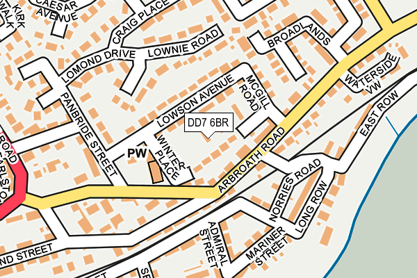 DD7 6BR map - OS OpenMap – Local (Ordnance Survey) DD7 6BR map - OS OpenMap – Local (Ordnance Survey)