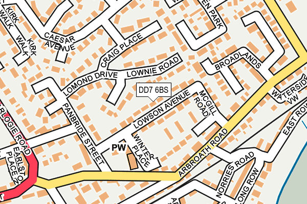 DD7 6BS map - OS OpenMap – Local (Ordnance Survey) DD7 6BS map - OS OpenMap – Local (Ordnance Survey)