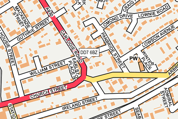 DD7 6BZ map - OS OpenMap – Local (Ordnance Survey) DD7 6BZ map - OS OpenMap – Local (Ordnance Survey)