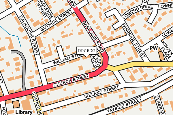 DD7 6DG map - OS OpenMap – Local (Ordnance Survey) DD7 6DG map - OS OpenMap – Local (Ordnance Survey)