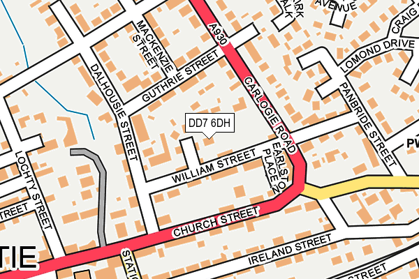 DD7 6DH map - OS OpenMap – Local (Ordnance Survey) DD7 6DH map - OS OpenMap – Local (Ordnance Survey)