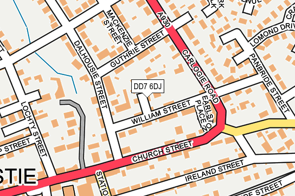 DD7 6DJ map - OS OpenMap – Local (Ordnance Survey) DD7 6DJ map - OS OpenMap – Local (Ordnance Survey)