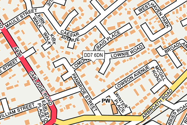 DD7 6DN map - OS OpenMap – Local (Ordnance Survey) DD7 6DN map - OS OpenMap – Local (Ordnance Survey)