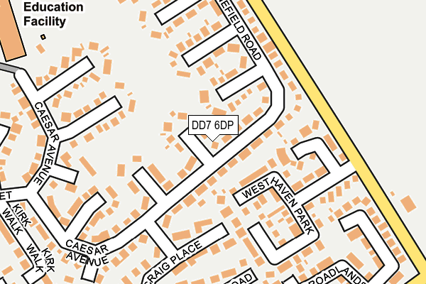 DD7 6DP map - OS OpenMap – Local (Ordnance Survey) DD7 6DP map - OS OpenMap – Local (Ordnance Survey)