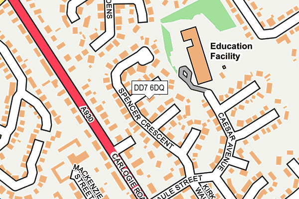 DD7 6DQ map - OS OpenMap – Local (Ordnance Survey) DD7 6DQ map - OS OpenMap – Local (Ordnance Survey)