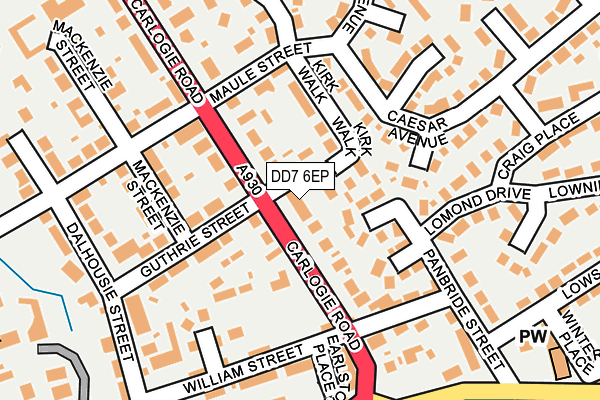 DD7 6EP map - OS OpenMap – Local (Ordnance Survey) DD7 6EP map - OS OpenMap – Local (Ordnance Survey)