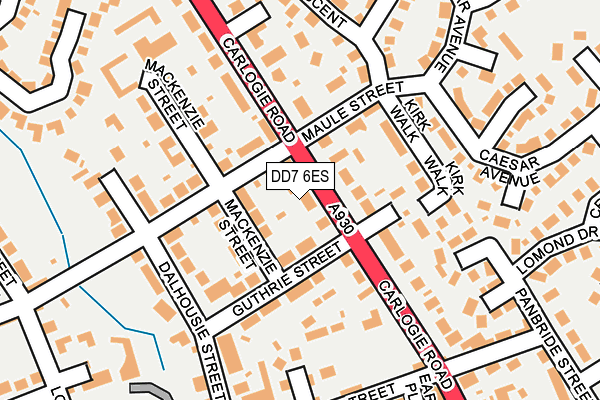 DD7 6ES map - OS OpenMap – Local (Ordnance Survey) DD7 6ES map - OS OpenMap – Local (Ordnance Survey)