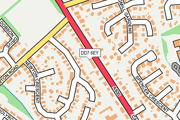 DD7 6EY map - OS OpenMap – Local (Ordnance Survey) DD7 6EY map - OS OpenMap – Local (Ordnance Survey)