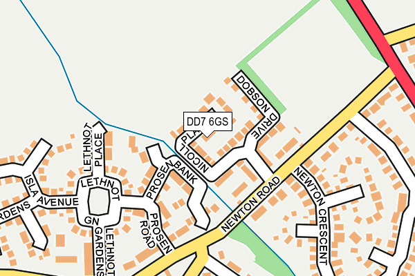 DD7 6GS map - OS OpenMap – Local (Ordnance Survey) DD7 6GS map - OS OpenMap – Local (Ordnance Survey)