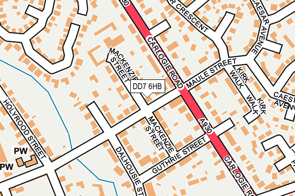 DD7 6HB map - OS OpenMap – Local (Ordnance Survey) DD7 6HB map - OS OpenMap – Local (Ordnance Survey)