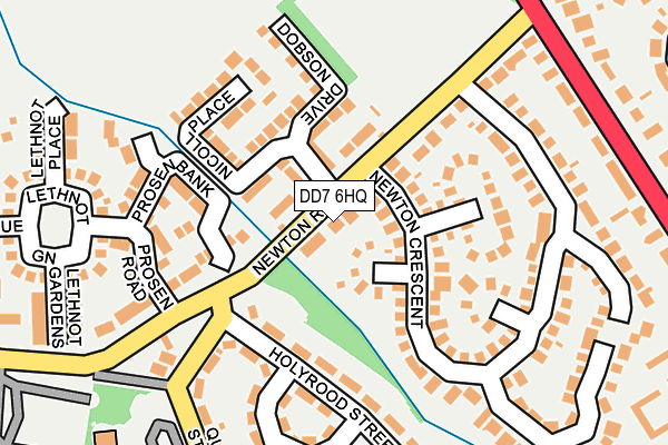 DD7 6HQ map - OS OpenMap – Local (Ordnance Survey) DD7 6HQ map - OS OpenMap – Local (Ordnance Survey)