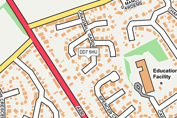 DD7 6HU map - OS OpenMap – Local (Ordnance Survey) DD7 6HU map - OS OpenMap – Local (Ordnance Survey)