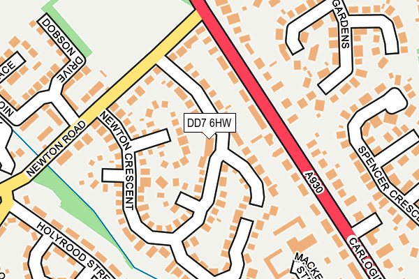 DD7 6HW map - OS OpenMap – Local (Ordnance Survey) DD7 6HW map - OS OpenMap – Local (Ordnance Survey)