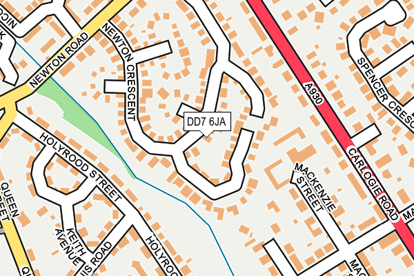 DD7 6JA map - OS OpenMap – Local (Ordnance Survey) DD7 6JA map - OS OpenMap – Local (Ordnance Survey)