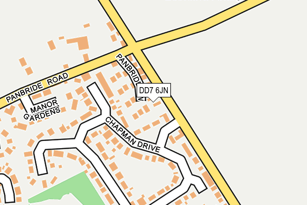 DD7 6JN map - OS OpenMap – Local (Ordnance Survey) DD7 6JN map - OS OpenMap – Local (Ordnance Survey)