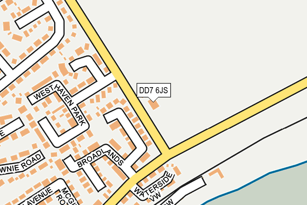 DD7 6JS map - OS OpenMap – Local (Ordnance Survey) DD7 6JS map - OS OpenMap – Local (Ordnance Survey)