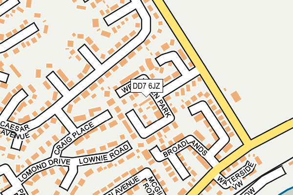 DD7 6JZ map - OS OpenMap – Local (Ordnance Survey) DD7 6JZ map - OS OpenMap – Local (Ordnance Survey)